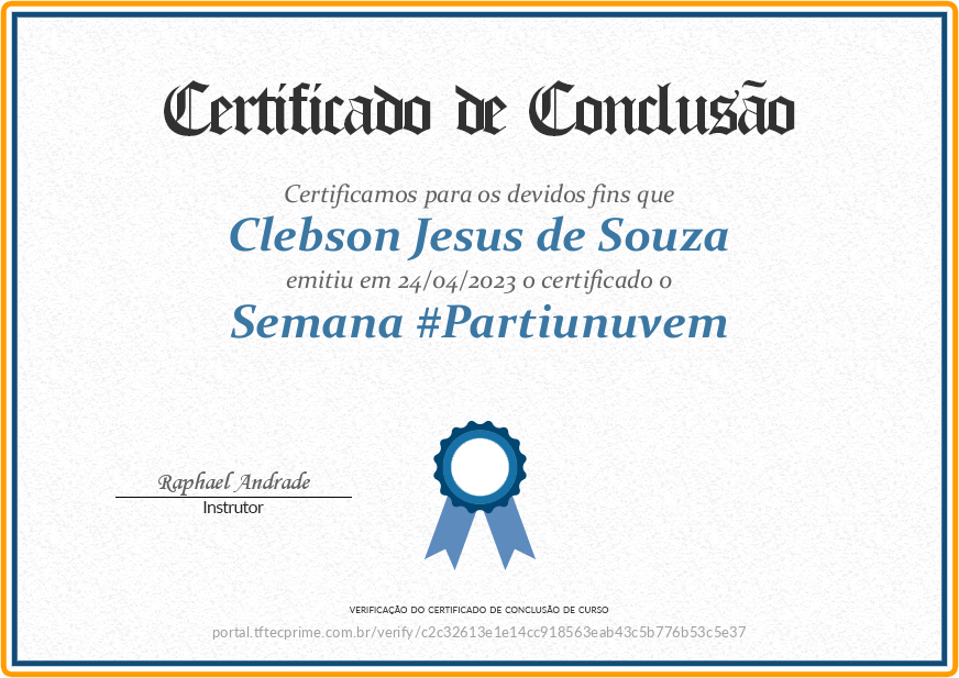 Certificado de Conclusão